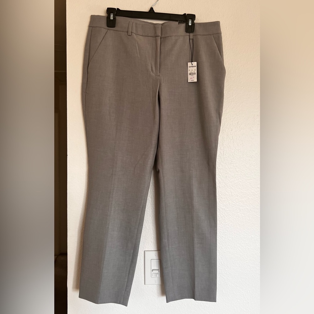 Express Light Grey Dress Pants